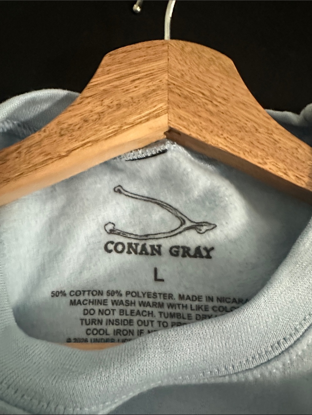 Conan Gray Blue Crew Sweatshirt - Large - Picture 3 of 4